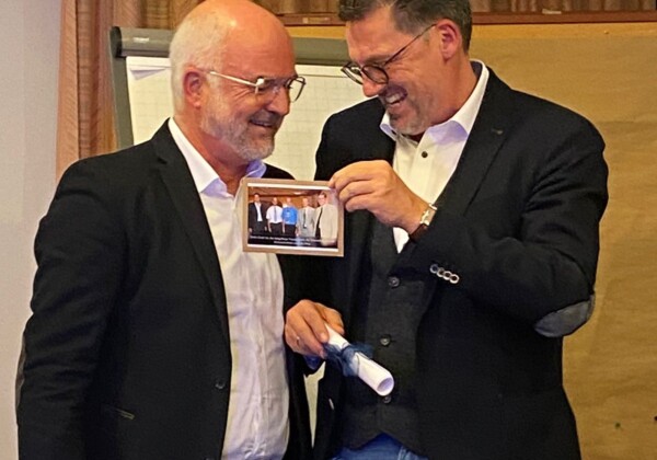 Nach 18 Jahren als zweiter Vorsitzender verabschiedet: Jochen Nägele (links)